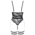 Cottelli - Offener Strapscatsuit (Schwarz) - M