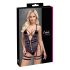 Cottelli - Offener, Riemen-Bodysuit (Schwarz) - L