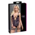Cottelli - Offener Strapscatsuit (Schwarz) - L