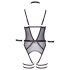 Cottelli Bondage - Offener Body & Handfesseln (Schwarz) - M