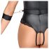 Cottelli Bondage - Verführerischer Ouvert-Body mit offenem Design (schwarz) - M