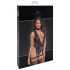 Noir Libido - Body mit Strumpfhalter (Schwarz) - M