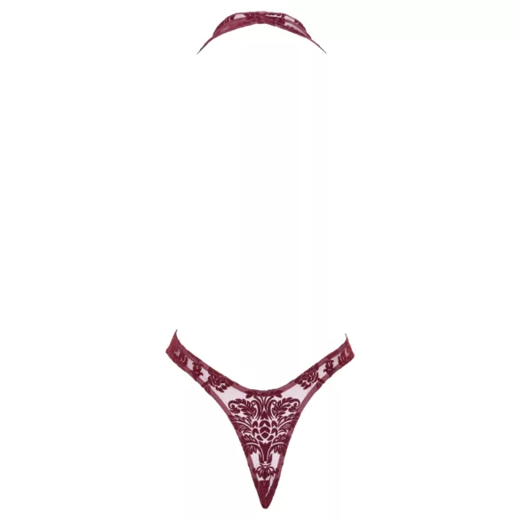 Noir Kink Royal - Transparenter Body (Rot) - M