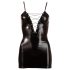 Cottelli - Glänzendes, geschnürtes Kleid (schwarz)