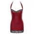 Cottelli - glänzendes Minikleid (rot) - XL