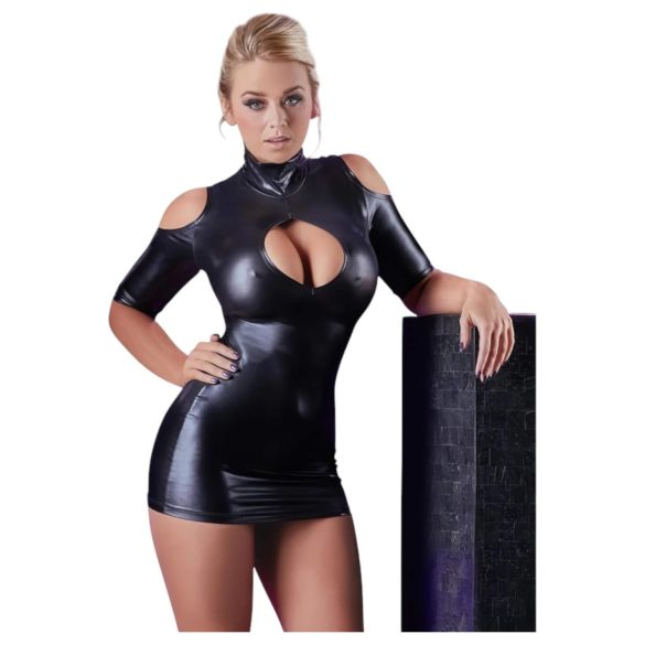 Cottelli - Off-Shoulder Party-Kleid (Schwarz) - L