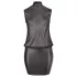Cottelli Plus Size - Glänzendes Chiffon-Kleid (schwarz) - 3XL