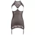 Abierta Fina - kühner Glanz - Minikleid (schwarz) - L