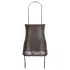 Abierta Fina - kühner Glanz - Minikleid (schwarz) - XL