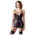 Abierta Fina - Satin-Glanz Hebe-Kleid (schwarz) - 85B/L