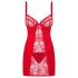 Obsessive Heartina - Nachthemd und String (Rot)