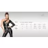 Noir - Lackkleid mit Netzdetail (Schwarz) - M