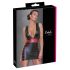 Cottelli Party - Eng anliegendes Streifenkleid (Schwarz-Rot)