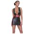 Cottelli Party - Eng anliegendes Streifenkleid (Schwarz-Rot)