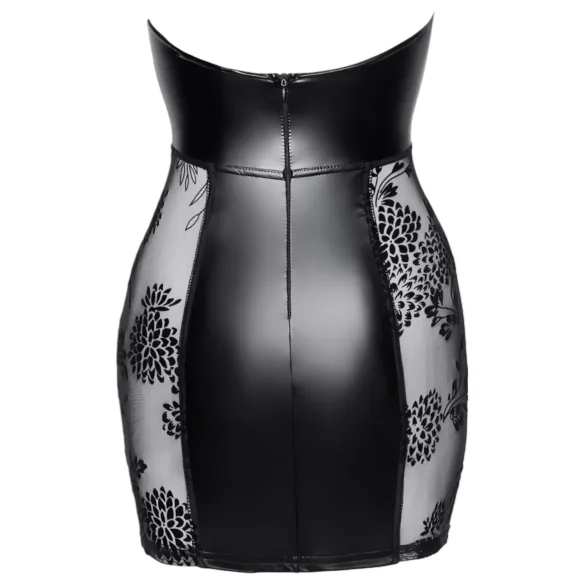 Noir - geschnürtes Minikleid (schwarz) - L