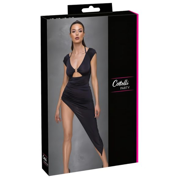 Cottelli Party - asymmetrisches Ringkleid (schwarz)