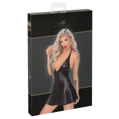 Noir - Minikleid mit Schlangenmuster (Schwarz)
