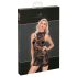 / Noir - Rosafarbenes, ärmelloses Minikleid (schwarz) - M