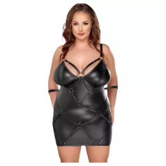 Cottelli Plus Size - Kleid mit Fesseln (schwarz)