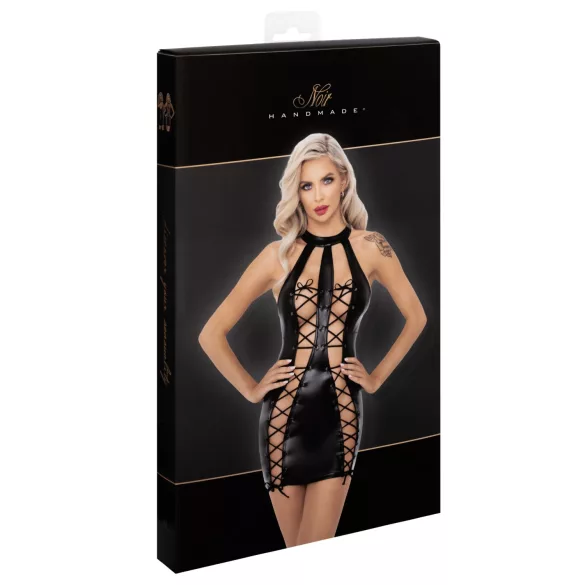 Noir - spezielles Schnürkorsett Minikleid (schwarz)