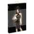 Noir - glanzendes Neckholder-Kleid (schwarz) - L