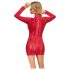 Cottelli - Schlangenhaut-Minidress (Rot)