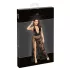 Noir - Transparenter Maxikleid mit Blumenmuster (Schwarz) - XL