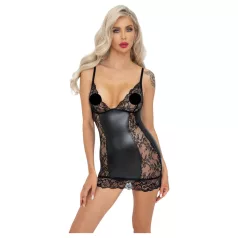 Noir - Minikleid mit durchsichtigen Seiten (schwarz)