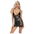 Noir - Minikleid mit durchsichtigen Seiten (schwarz)