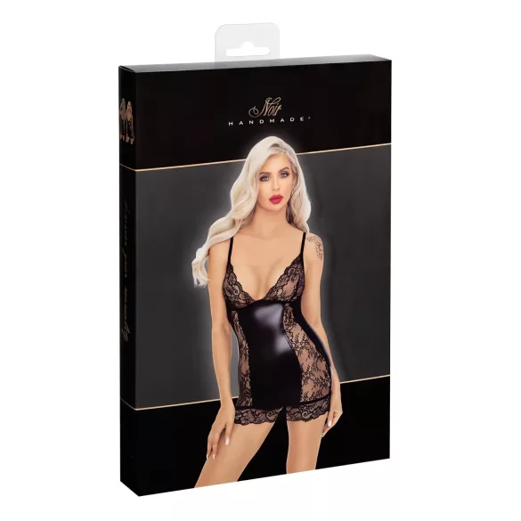 Noir - Minikleid mit durchsichtigen Seiten (schwarz)