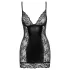 Noir - Minikleid mit durchsichtigen Seiten (schwarz)