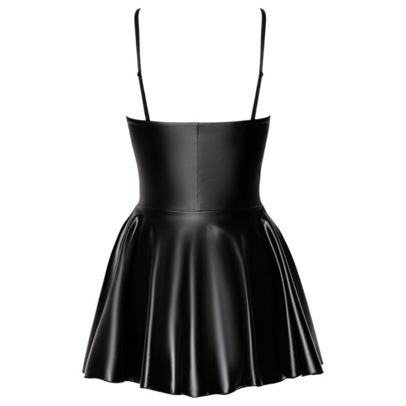 Noir Libido - Schwarzes, mattes Minikleid - M