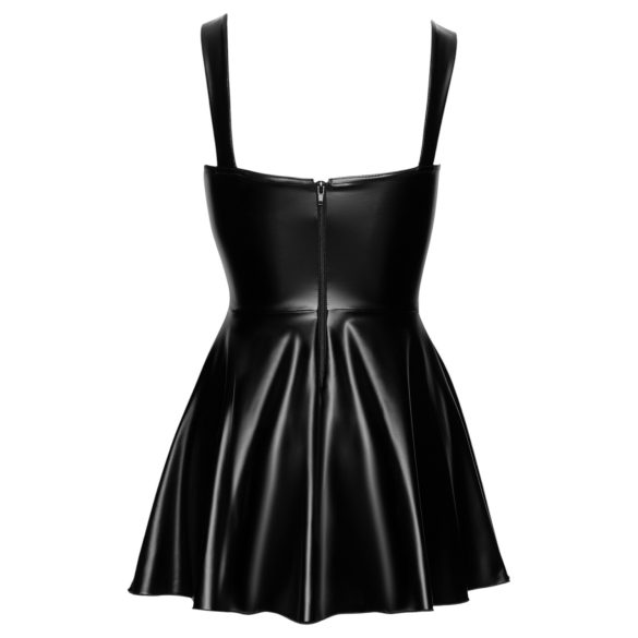 Noir - vorne geschnürtes Minikleid (schwarz)