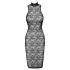 Cottelli - knielanges Spitzenkleid (schwarz) - M