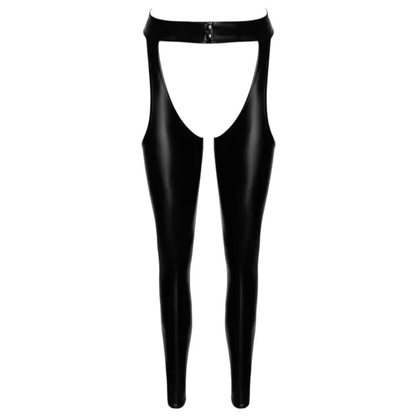Noir - Glänzende Strumpfhose - Chaps (Schwarz) - M