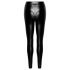 Noir - Glänzende Lange Hose (Schwarz)