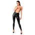 Noir - Glänzende Lange Hose (Schwarz) - M