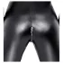 Noir - Schlangenhaut-Look, langer Overall (schwarz)