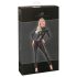 Noir - Langer Jumpsuit mit Schlangenledermuster (Schwarz) - M