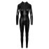 Noir - Langer Jumpsuit mit Schlangenledermuster (Schwarz) - M