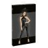 Noir - Glänzender Overall mit Reißverschluss (Schwarz) - XL