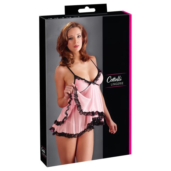 Cottelli - Süßer, verführerischer Rüschen-Babydoll