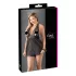Cottelli Plus Size - Luftiger, Spitzen-Babydoll (schwarz)