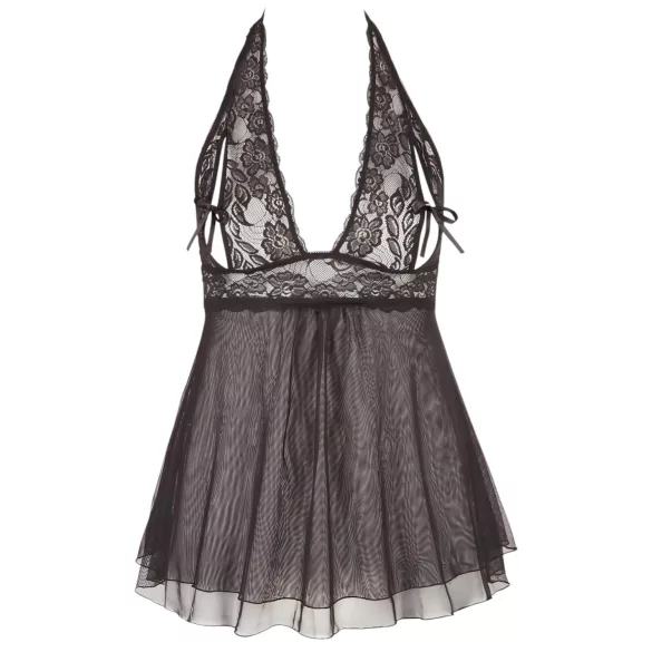 Cottelli Plus Size - Luftiger, Spitzen-Babydoll (schwarz) - 2XL