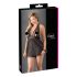 Cottelli Plus Size - Luftiger, Spitzen-Babydoll (schwarz) - 3XL