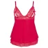 Cottelli Plus Size - Spitzen Babydoll (Rot)
