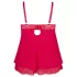 Cottelli Plus Size - Spitzen Babydoll (Rot) - XL
