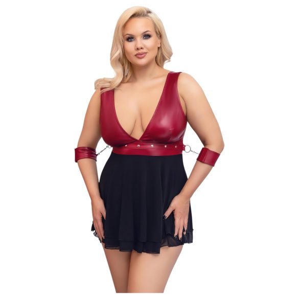 Cottelli Bondage Plus Size - Babydoll (rot)