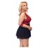 Cottelli Bondage Plus Size - Babydoll (rot)