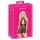 Kissable - Halsband-Spitze-Babydoll (schwarz) - L/XL